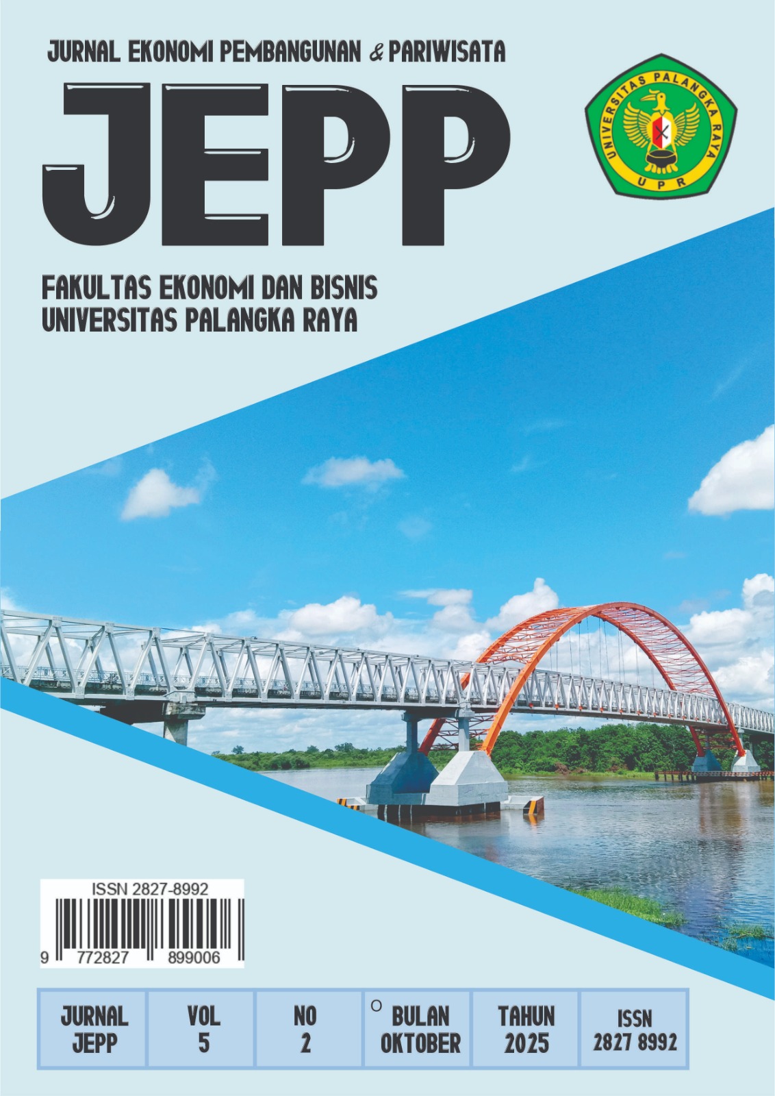 Sampul JEPP : Jurnal Ekonomi Pembangunan Dan Pariwisata
